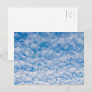 Carte Postale Nuages de bulles dans le ciel bleu Nature Photo Ma