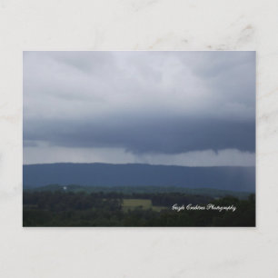 Carte Postale Nuages de tempête sur Etowah, Tennessee
