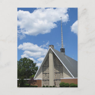 Carte Postale Nuages et église