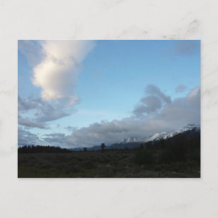 Carte Postale Nuages matinales au Grand Teton National Park