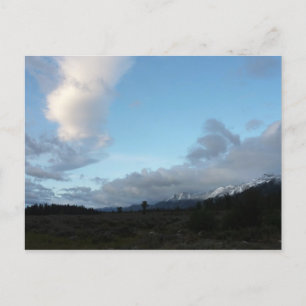Carte Postale Nuages matinaux dans le parc national de Grand Tet