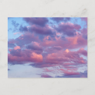 Carte Postale Nuages roses et violets