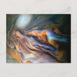 Carte Postale Nuages tourbillonnants Jupiter Ceinture tempérée N