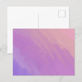 Carte Postale Nuages violets au crépuscule