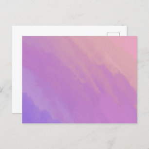 Carte Postale Nuages violets au crépuscule