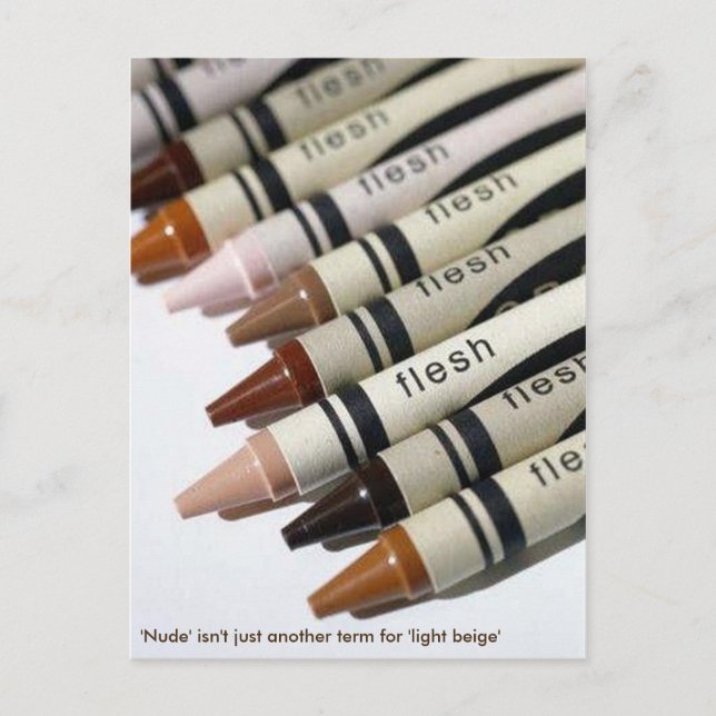 Carte Postale 'Nude' n'est pas juste un autre terme pour 'beige  (Devant)