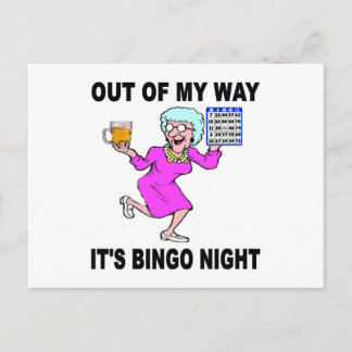 CARTE POSTALE NUIT BINGO
