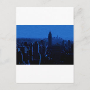 Carte Postale Nuit bleue à New York