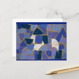 Carte Postale Nuit bleue par Paul Klee