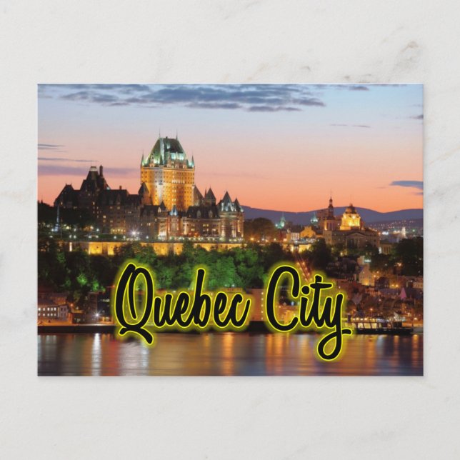 Carte Postale Nuit de Québec (Devant)