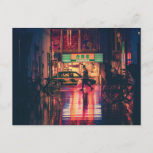 Carte Postale Nuit de rue Osaka Japon