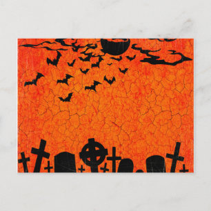 Carte Postale Nuit effrayante d'Halloween
