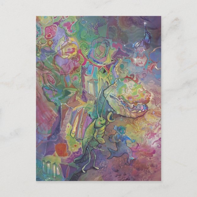 Carte Postale Nuit en ville*** (Devant)