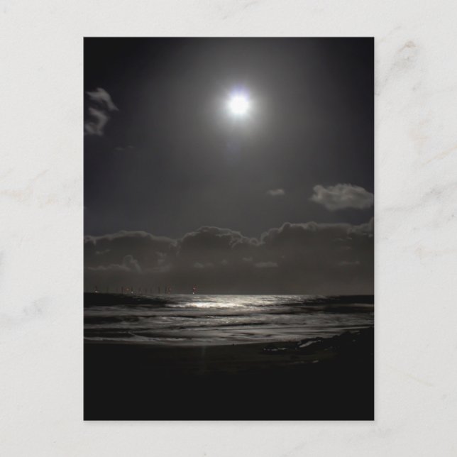 Carte Postale Nuit lunaire (Devant)