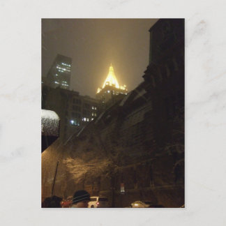 Carte Postale Nuit neigeuse