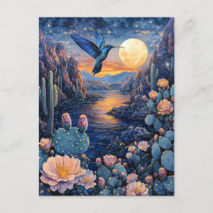 Carte Postale Nuit Pittoresque de Colibri Sud-Ouest