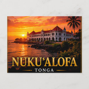 Carte Postale Nuku'alofa Tonga bord de mer Voyage île 🌍