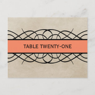 Carte postale Numéro de tableau de la frontière or