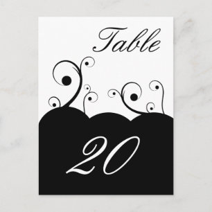 Carte postale Numéro de tableau des tourbillons