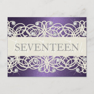 Carte Postale Numéro de tableau Shimmer et Crystals