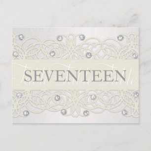 Carte Postale Numéro de tableau Shimmer et Crystals