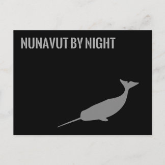 Carte Postale Nunavut par nuit