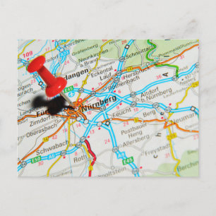 Carte Postale Nuremberg, Nürnberg, Allemagne