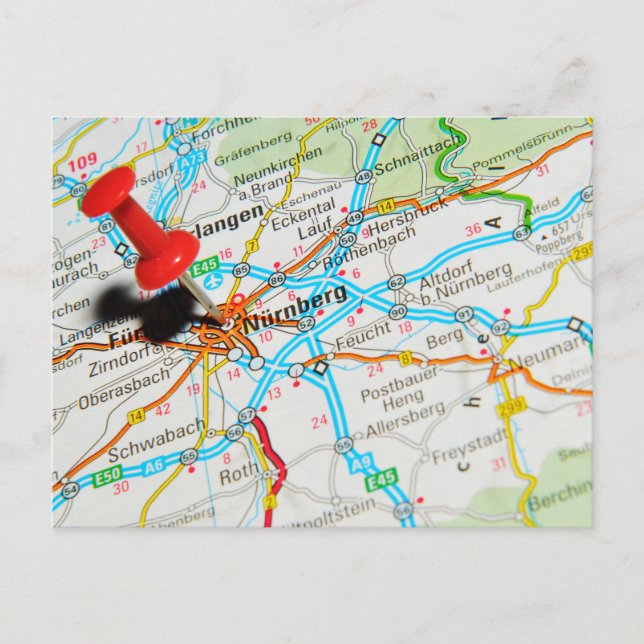 Carte Postale Nuremberg, Nürnberg Allemagne (Devant)