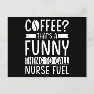 Carte Postale Nurse Coffee