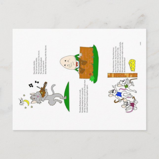 Carte Postale Nursery Rhyme Team Up ! (Devant)