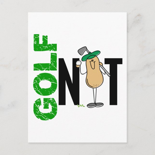 Carte Postale Nut de golf 1 (Devant)