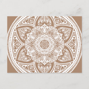 Carte Postale Nutmeg Mandala