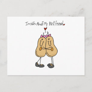 Carte Postale Nuts À propos de mes meilleurs T-shirts et cadeaux