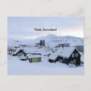 Carte Postale Nuuk, Groenland photo paysage