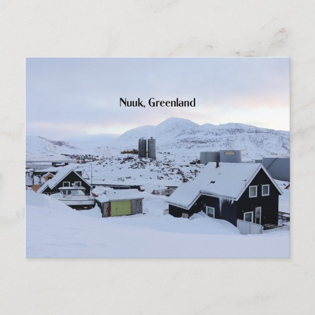 Carte Postale Nuuk, Groenland photo paysage (Devant)