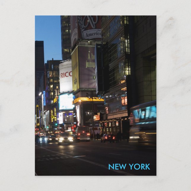 CARTE POSTALE NY (Devant)