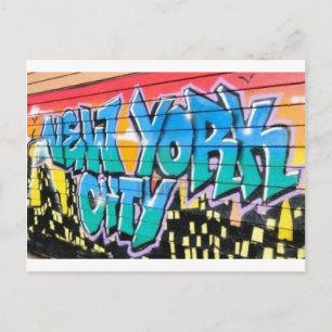 Carte Postale ny graffiti