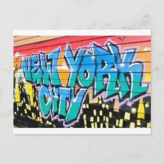 Carte Postale ny graffiti