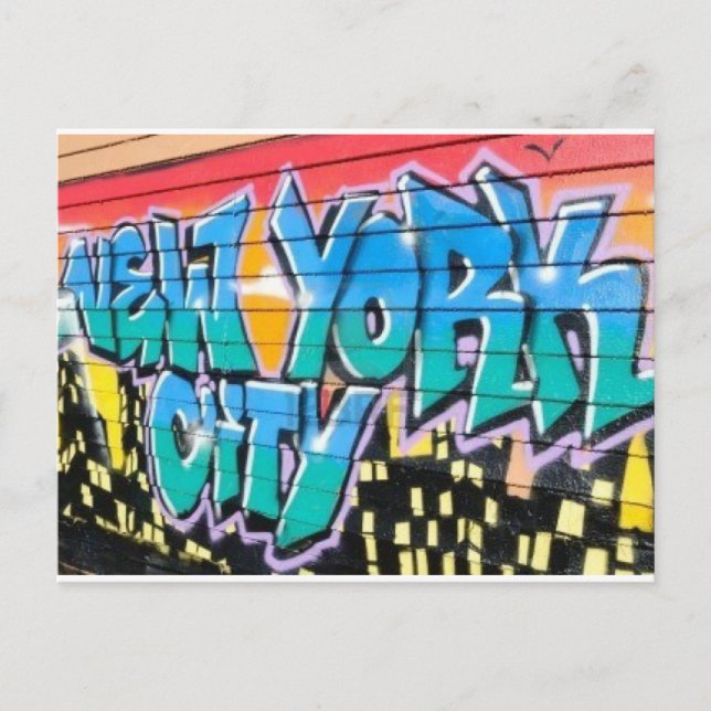 Carte Postale ny graffiti (Devant)