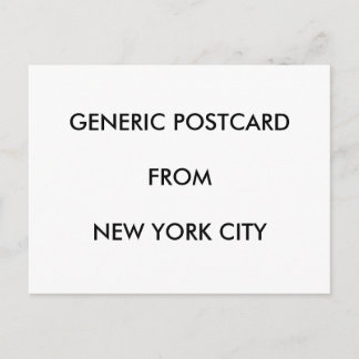 Carte postale - NYC Générique