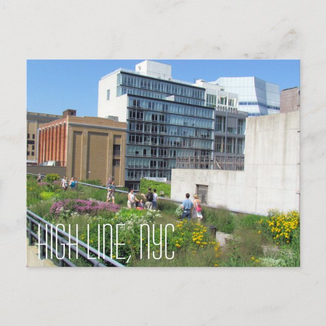 Carte postale NYC haute ligne (Devant)