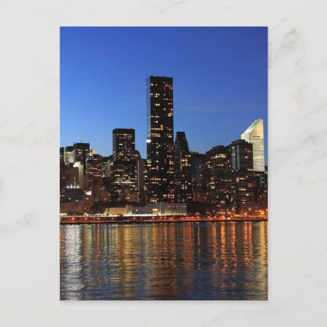 Carte Postale NYC New York City Manhattan Nuit (Devant)