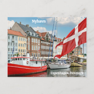 Carte Postale Nyhavn Copenhagen Danemark