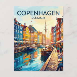 Carte Postale Nyhavn Danemark