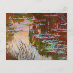 Carte Postale Nymphéologie, Cadre Soleil Monet Art