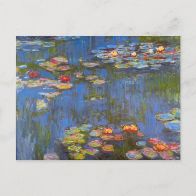 Carte Postale Nymphéologie par Claude Monet (Devant)