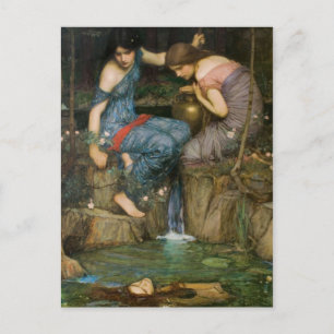 Carte Postale Nymphes Trouver la tête d'Orphée