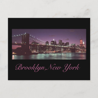 carte postale nyny, Brooklyn, New York