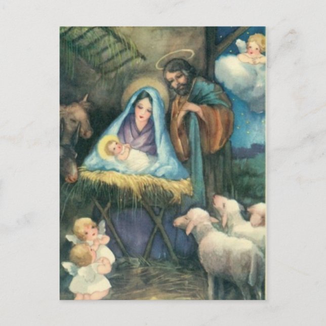 Carte postale "O saint Night" (Devant)