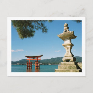 Carte Postale O-torii, sanctuaire Itsukushima : Japon